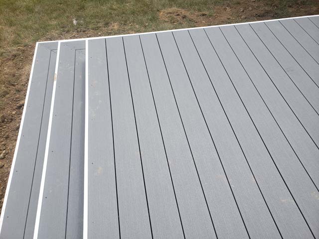 Composite deck with railing 8